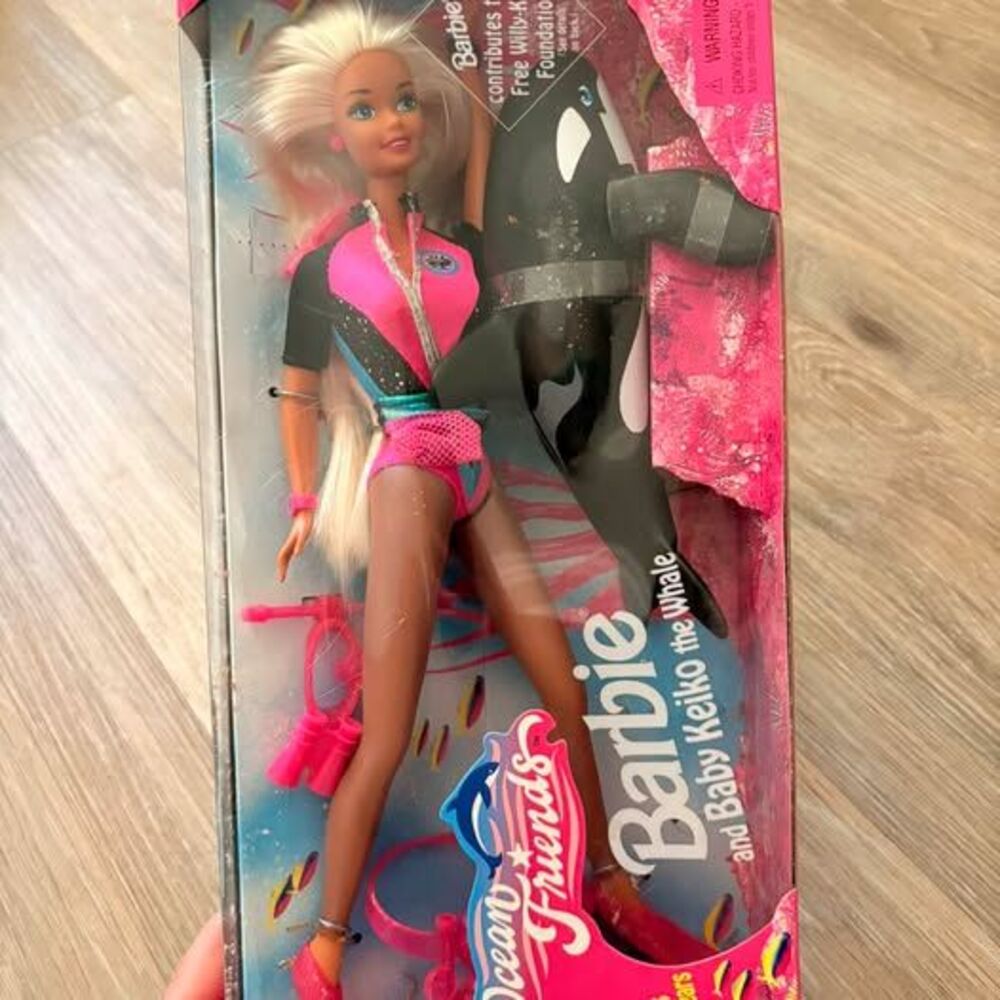 Vintage Barbie Ocean Friends and Baby Keiko the Whale